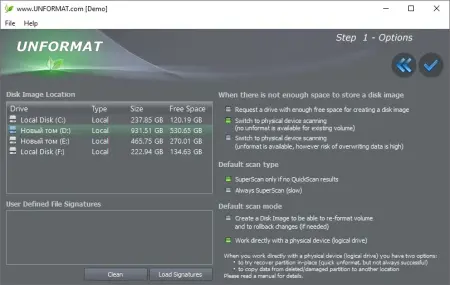 Unformat (Восстановление данных) 5.0.5 (2016) торрент скачать