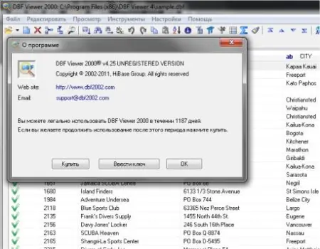 DBF Viewer 2000 просмотр, редактирование, создание DBF 4.25 (2011) торрент скачать