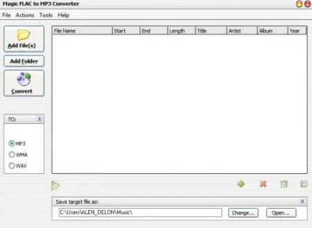 Magic FLAC to MP3 converter