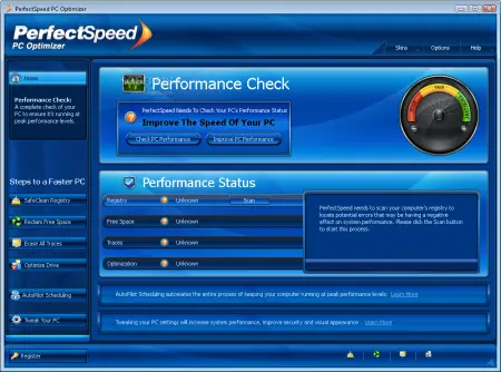 Raxco PerfectSpeed PC Optimizer 2.0 Build 106 (2009) торрент скачать