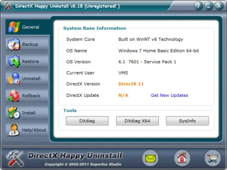 DirectX Happy Uninstall 4.02 (2008) торрент скачать