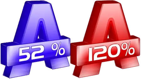 Alcohol 52% / 120% 2.0.3 Build 6951 (2014) торрент скачать