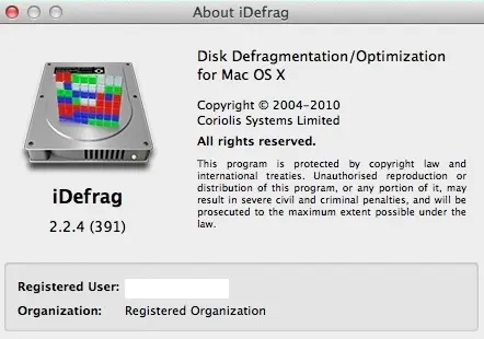 iDefrag 2.2.4  macOS (2013) торрент скачать
