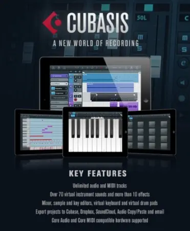 Cubasis 1.6; 1.8.1; 1.8.3; 1.9.5; 2.2  iOS (2017) торрент скачать