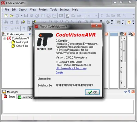 CodeVision AVR Professional 2.05.0 (2010) торрент скачать