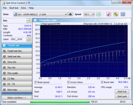 Opti Drive Control 1.70 (2012) торрент скачать