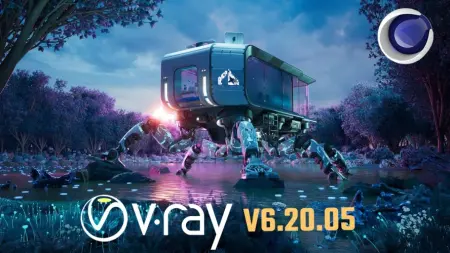 V-Ray for Cinema 4D r21-2025 7.00.00 (2025) торрент скачать