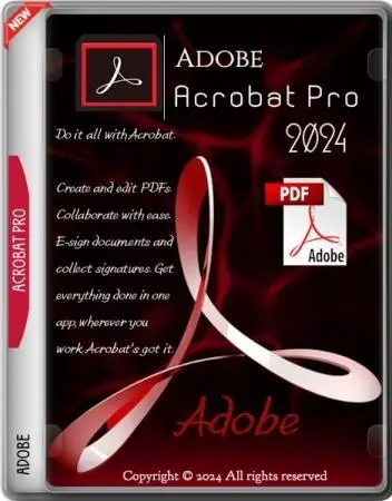 Adobe Acrobat Pro DC 2024.005.20399 (2025) торрент скачать